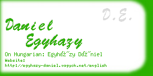 daniel egyhazy business card